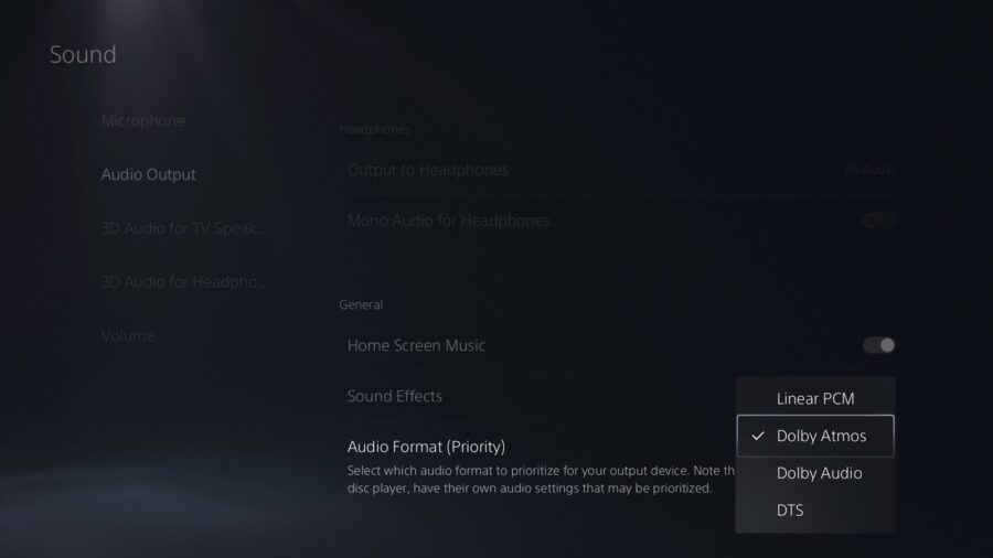 PlayStation 5 firmware beta adds support for Dolby Atmos in games and other functionality