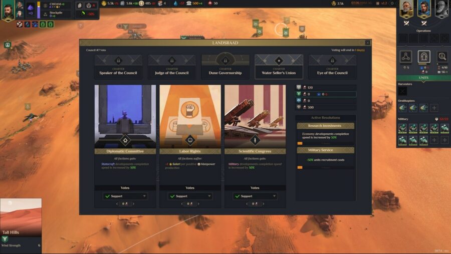 The strategy game Dune: Spice Wars will be released in September 2023