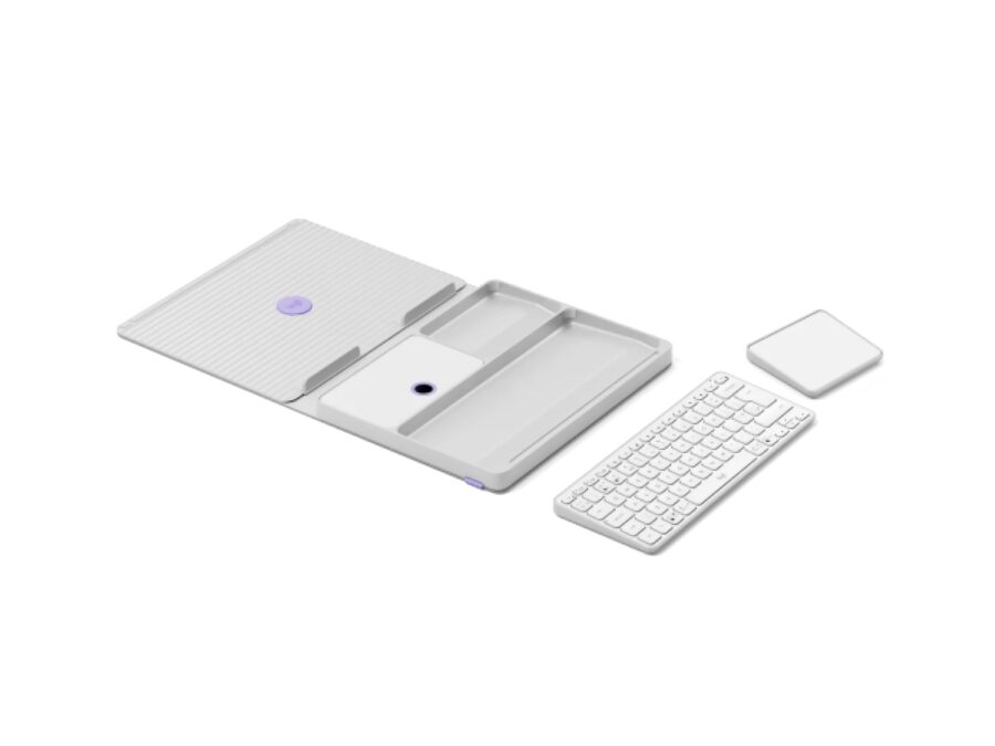 Logitech Casa – підставка для ноутбука з бездротовою клавіатурою та трекпадом