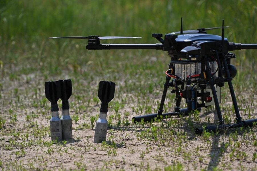 The SkyLab company demonstrated Shoolika mk6 drone resistant to the electronic warfare