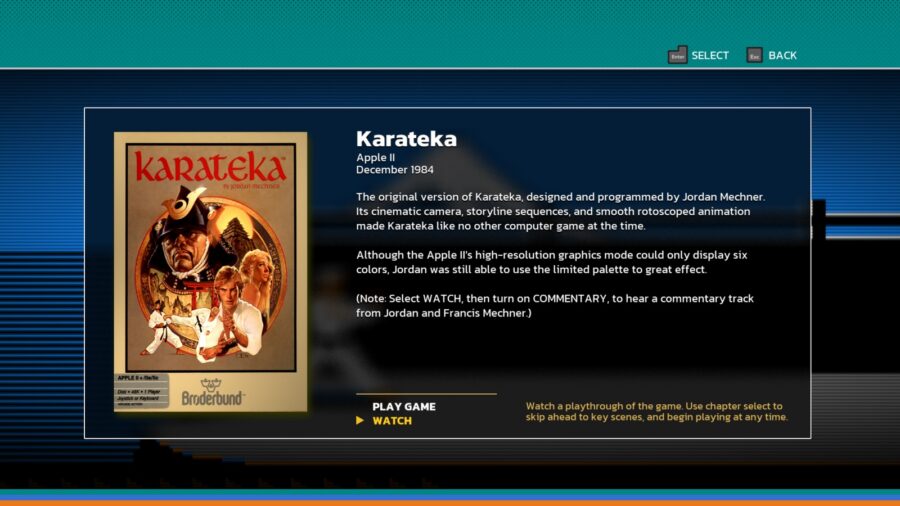 The Making of Karateka - an interactive documentary about one of the most famous games of the 1980s