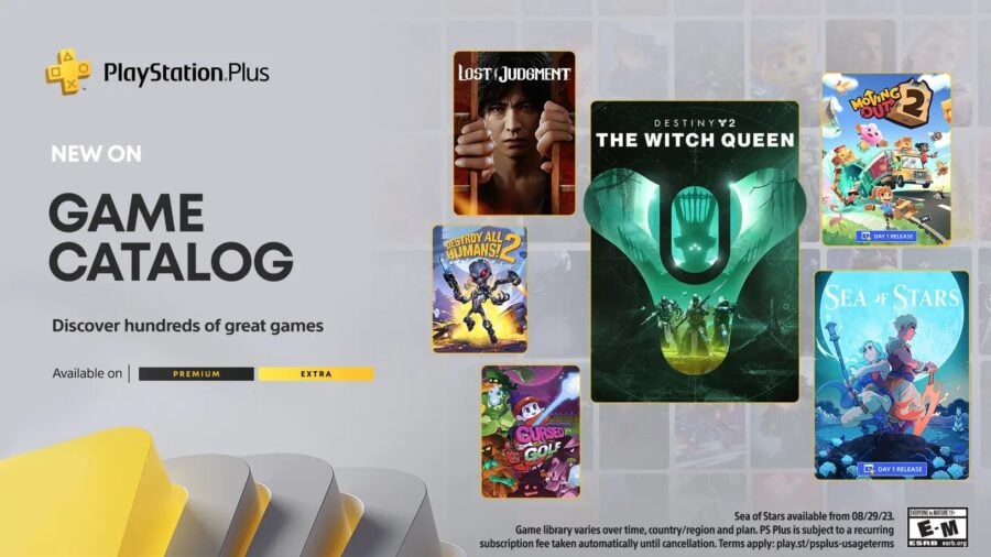 Безплатні ігри для PS Plus Extra та Premium у серпні: Destroy All Humans 2, Lost Judgment, Destiny 2: The Witch Queen та інші