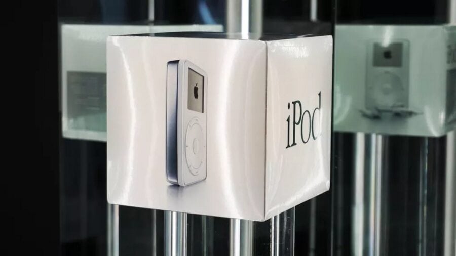 An original 2001 iPod sold for $29,000.