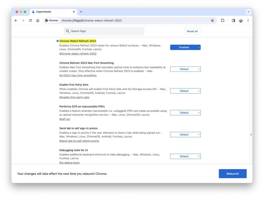 How to enable the new Google Chrome Refresh 2023 (CR23) interface