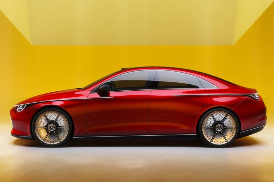 Mercedes-Benz CLA concept: an electric sedan with a range of up to 750 km!