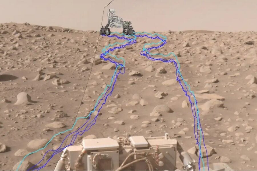 Марсохід NASA Perseverance встановлює рекорди швидкості на Марсі
