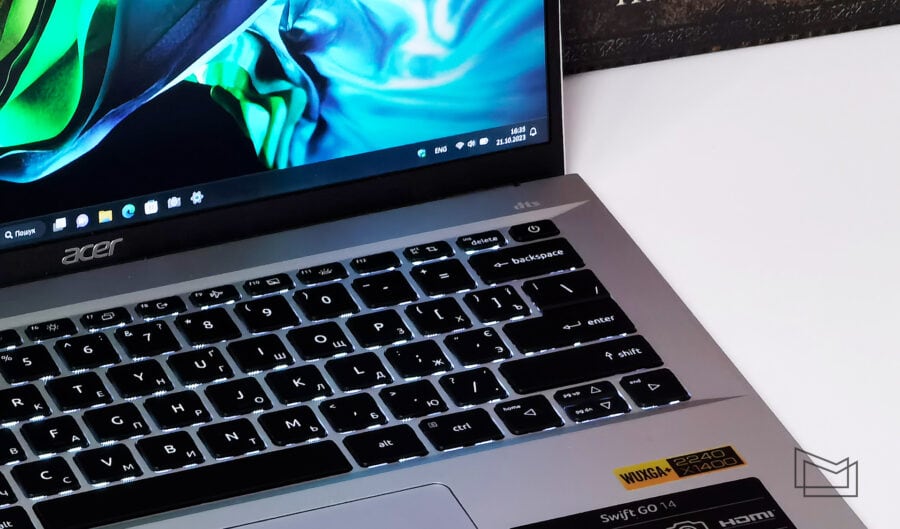 Acer Swift Go 14 SFG14-71 review - a compact laptop for office tasks