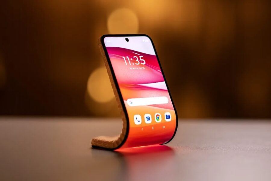 Motorola показала новий концепт гнучкого смартфона, який можна носити на руці