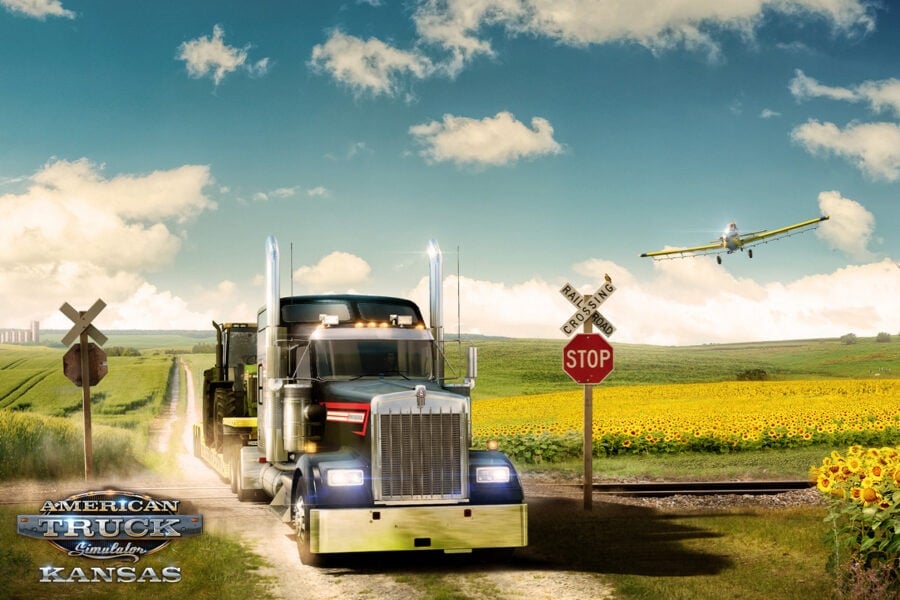 The American Truck Simulator – Kansas map expansion will be released on November 30, 2023