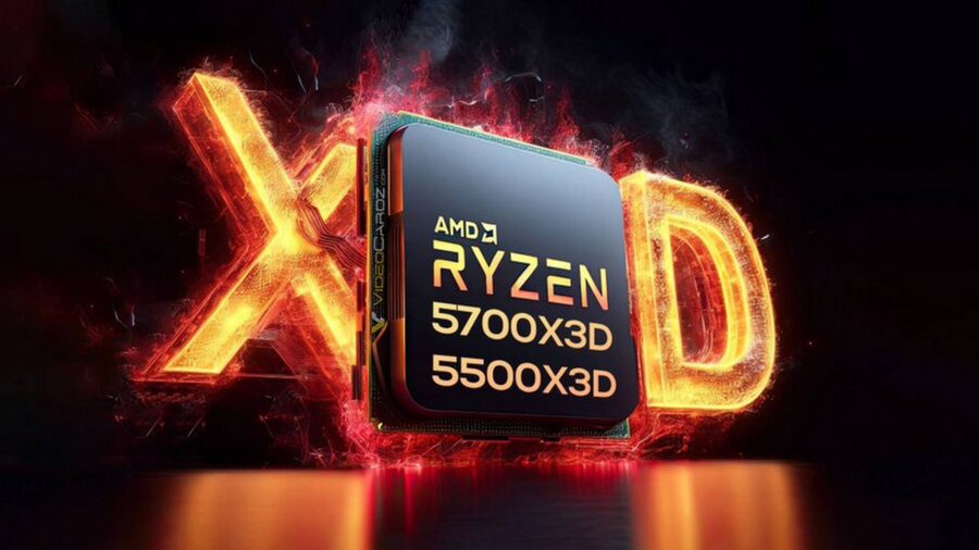 AMD готує підсилення Socket AM4: процесори Ryzen 7 5700X3D та Ryzen 5 5500X3D з 96 МБ L3