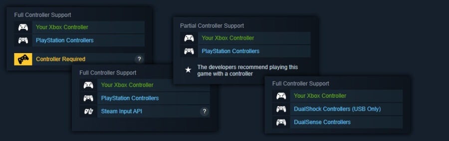 Steam has improved the presentation of gamepads in the store