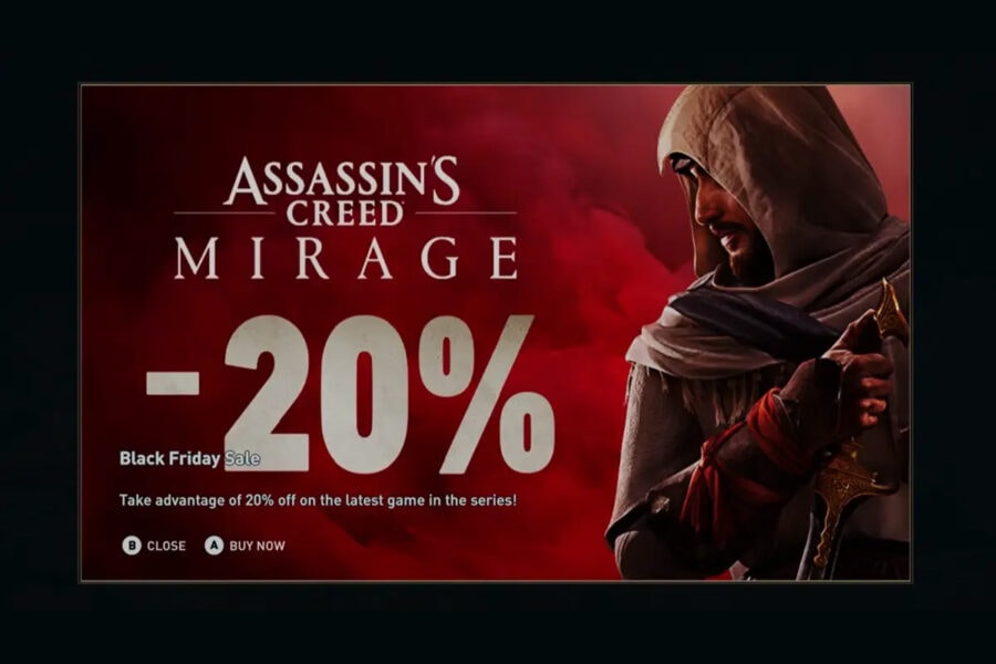 Ubisoft started to show in-game ads, and later attributed it to a “technical error”