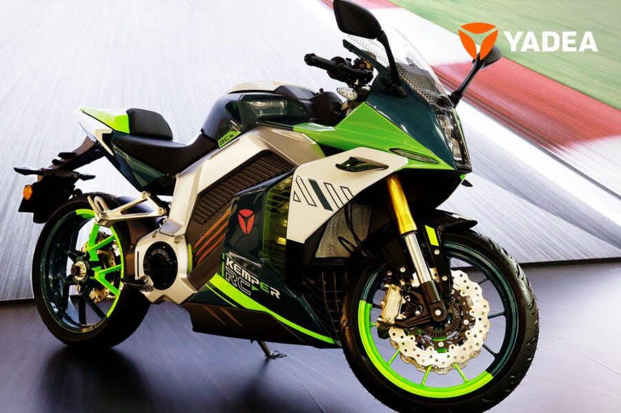 Yadea представили електричний мотоцикл, який заряджається за 10 хвилин