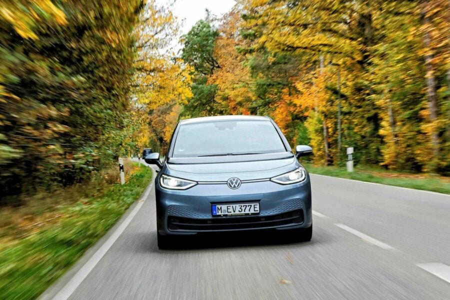 Електромобіль Volkswagen ID.3 на тесті ADAC: пробіг 100 тис. км, «здоров’я» акумулятора 93% та запас ходу 300-450 км