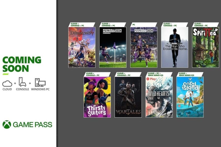 Xbox/PC Game Pass catalog additions in the first half of November 2023