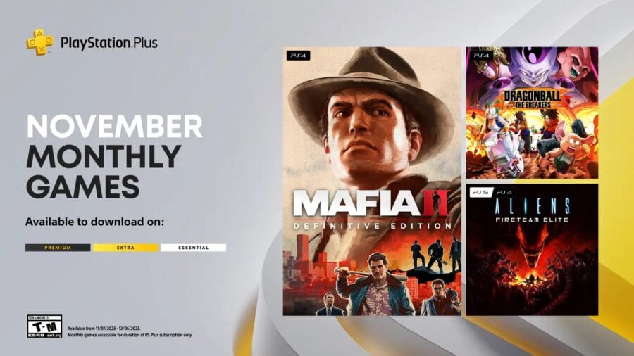 What games will be given away in PS Plus in November