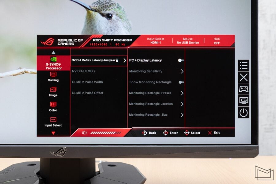 ASUS ROG Swift Pro PG248QP review - an esports monitor with a frequency of 540 Hz