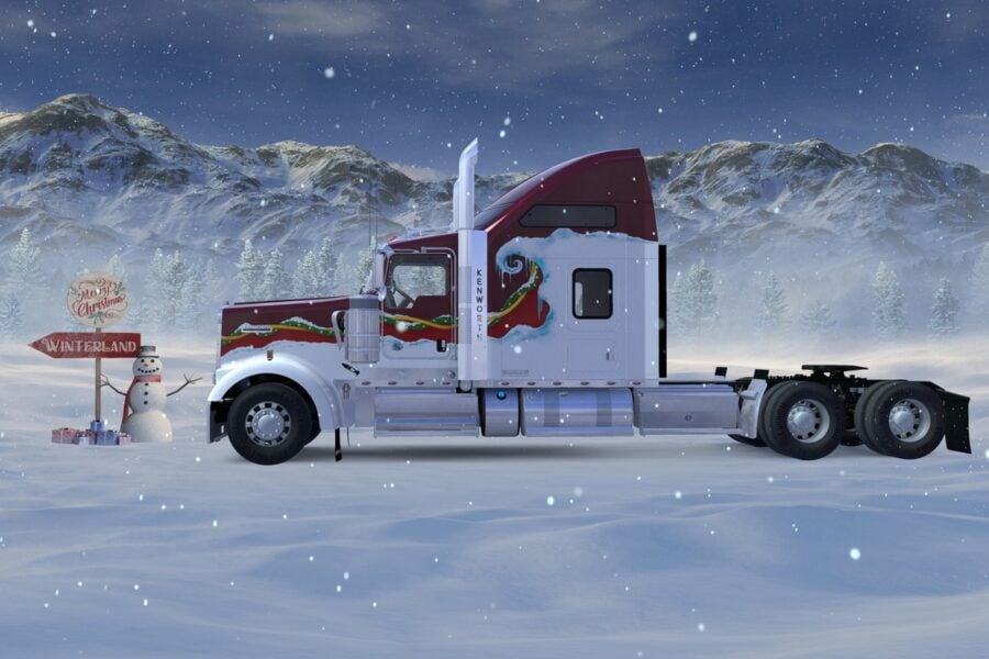 Snow has fallen for the first time in American Truck Simulator and Euro Truck Simulator 2!
