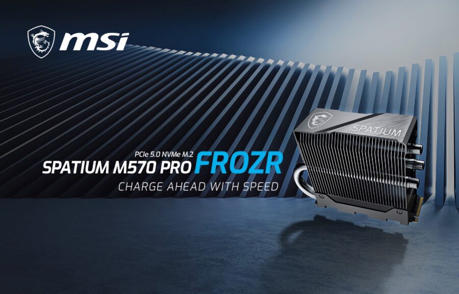 MSI представила SSD-накопичувачі SPATIUM M570 PRO FROZR PCIE 5.0 та SPATIUM M482