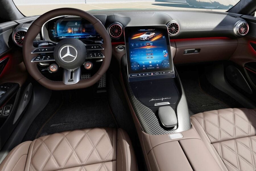 Представлено суперкар Mercedes-AMG SL63 S E Performance: 816 «коней» та 13 км на електроприводі