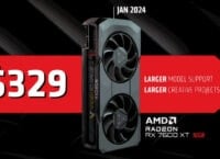AMD will offer Radeon RX 7600 XT 16 GB for $329. On sale from January 24