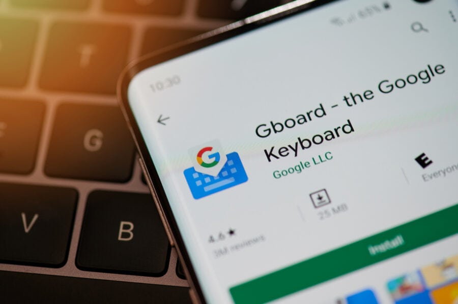 Gboard for Android tablets now has a toolbar for a physical keyboard
