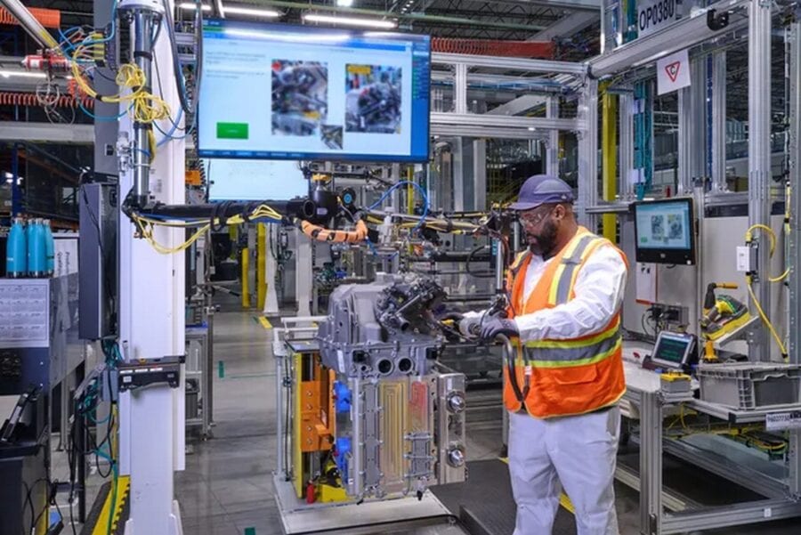 General Motors and Honda start producing hydrogen fuel cells at a plant in Michigan