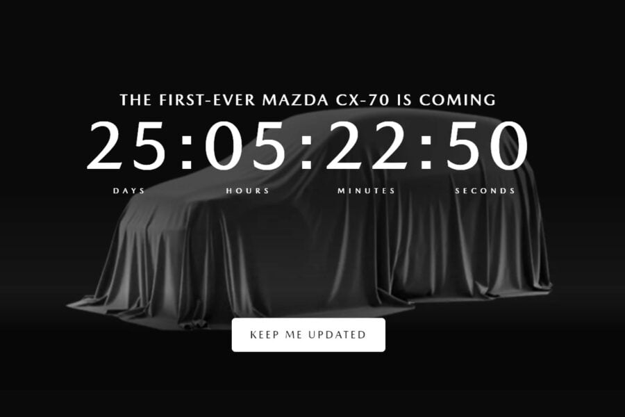 Кросовер Mazda CX-70 буде представлено вже наприкінці січня