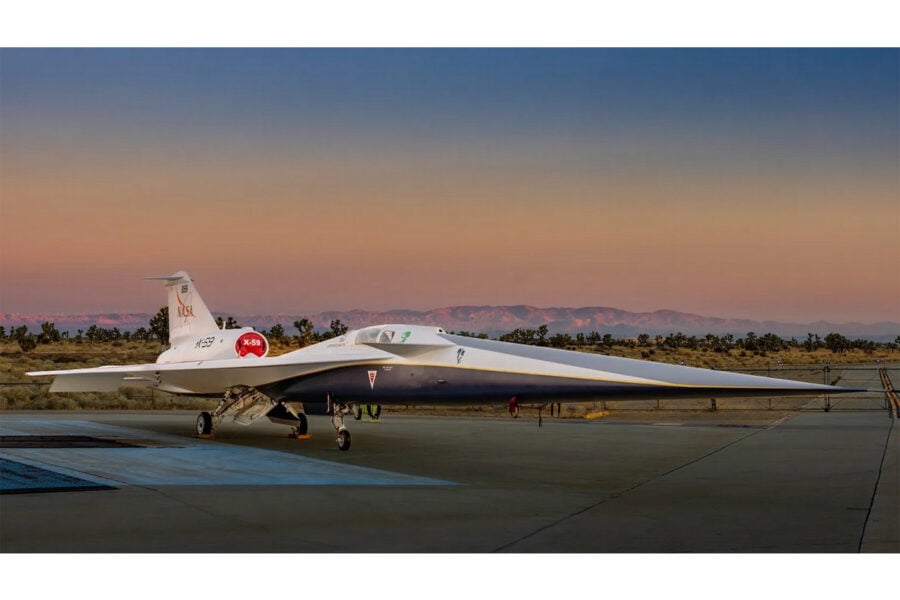 NASA and Lockheed Martin officially unveil X-59 supersonic aircraft