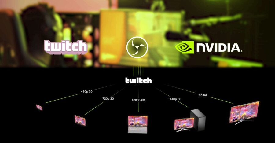 Twitch, OBS та NVIDIA покращать трансляції для стримерів та глядачів