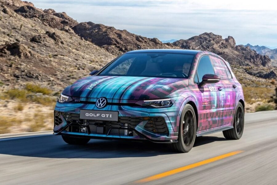 New Volkswagen Golf GTI (almost) presented at CES 2024