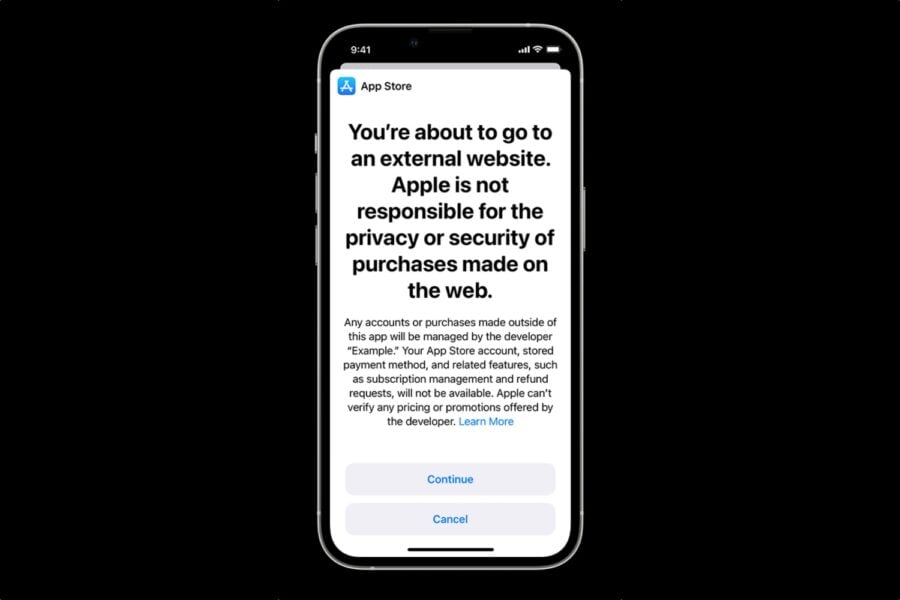 New rules for the US App Store: developers are allowed to link to external payment methods, but there will still be a commission