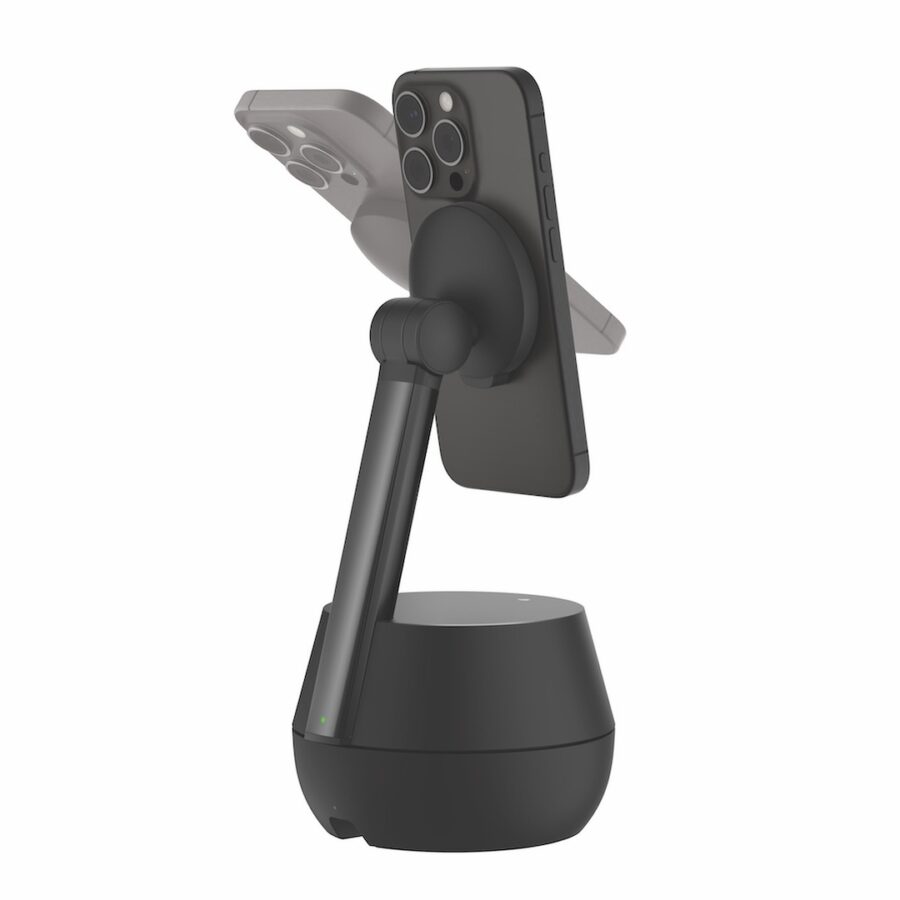 Belkin Stand Pro helps iPhone track user movements while recording video or video chatting