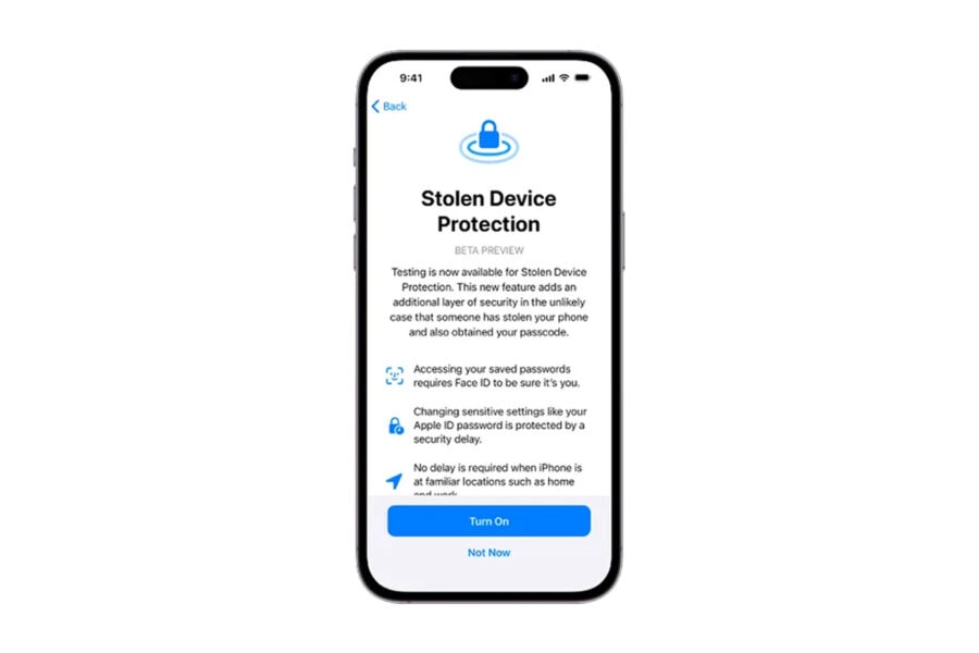 The next iOS update will strengthen iPhone protection against thieves