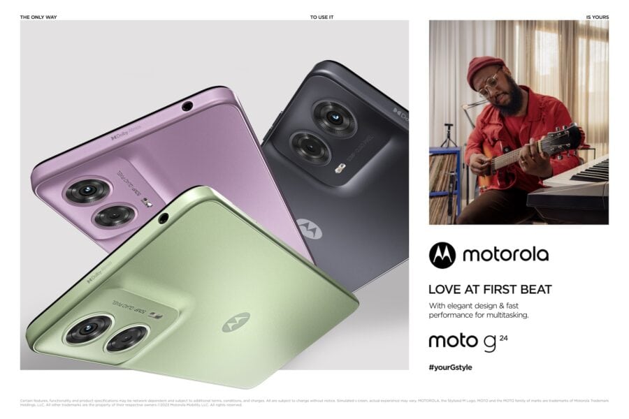 В українських магазинах скоро з’являться дві нові недорогі моделі смартфонів Motorola: moto G24 та G24 power
