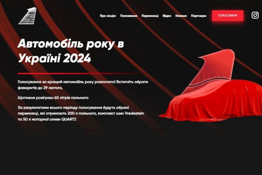 Обираємо «Автомобіль року в Україні 2024»: голосування триває