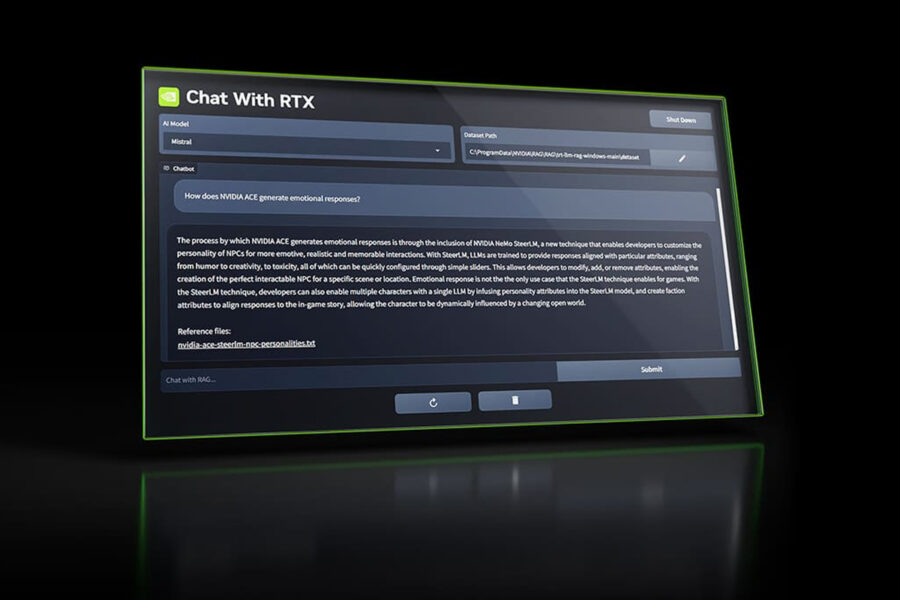 NVIDIA випустила Chat with RTX. Що може локальний чат-бот?