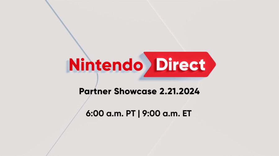 Nintendo is preparing for the Direct Partner Showcase. The presentation will be held on February 21
