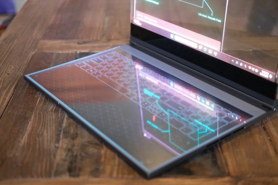 Lenovo представила ThinkBook із прозорим дисплеєм