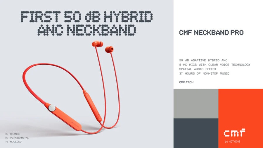 Суббренд Nothing представив нові навушники CMF Buds та CMF Neckband Pro