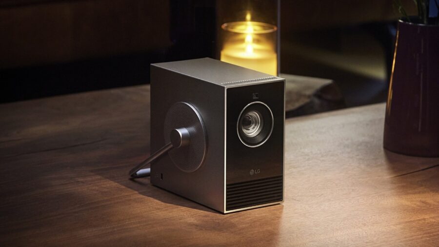 LG CineBeam Qube – a portable 4K projector with an unusual design, already available for pre-order