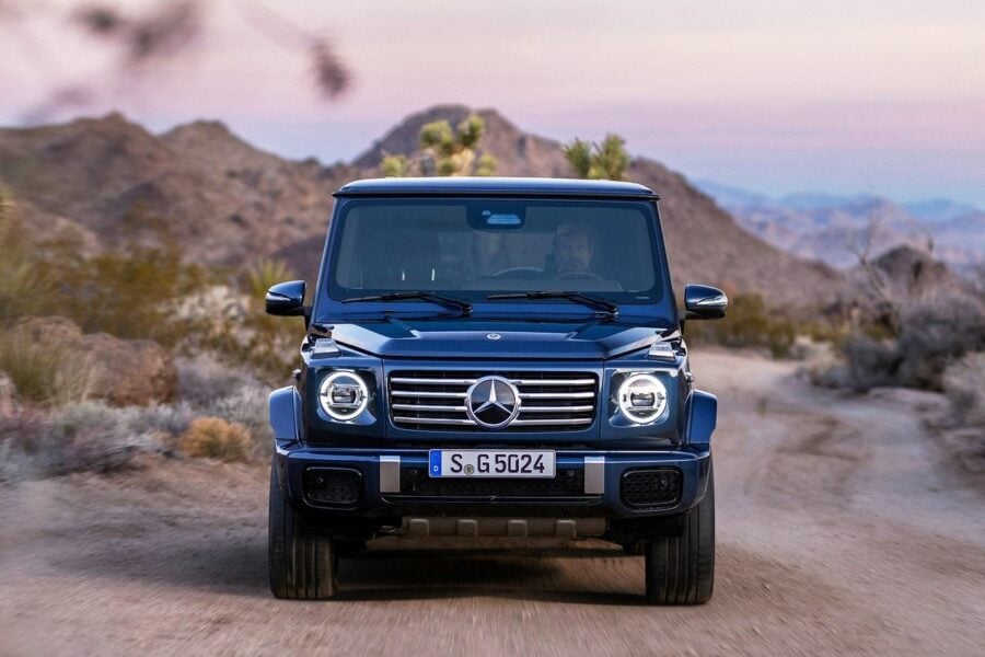 Update for the Mercedes-Benz G-Class: new face, new steering wheel, new engine