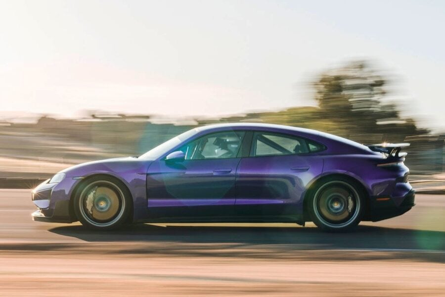 The new Porsche Taycan Turbo GT is the fastest 4-door electric car on the racetrack
