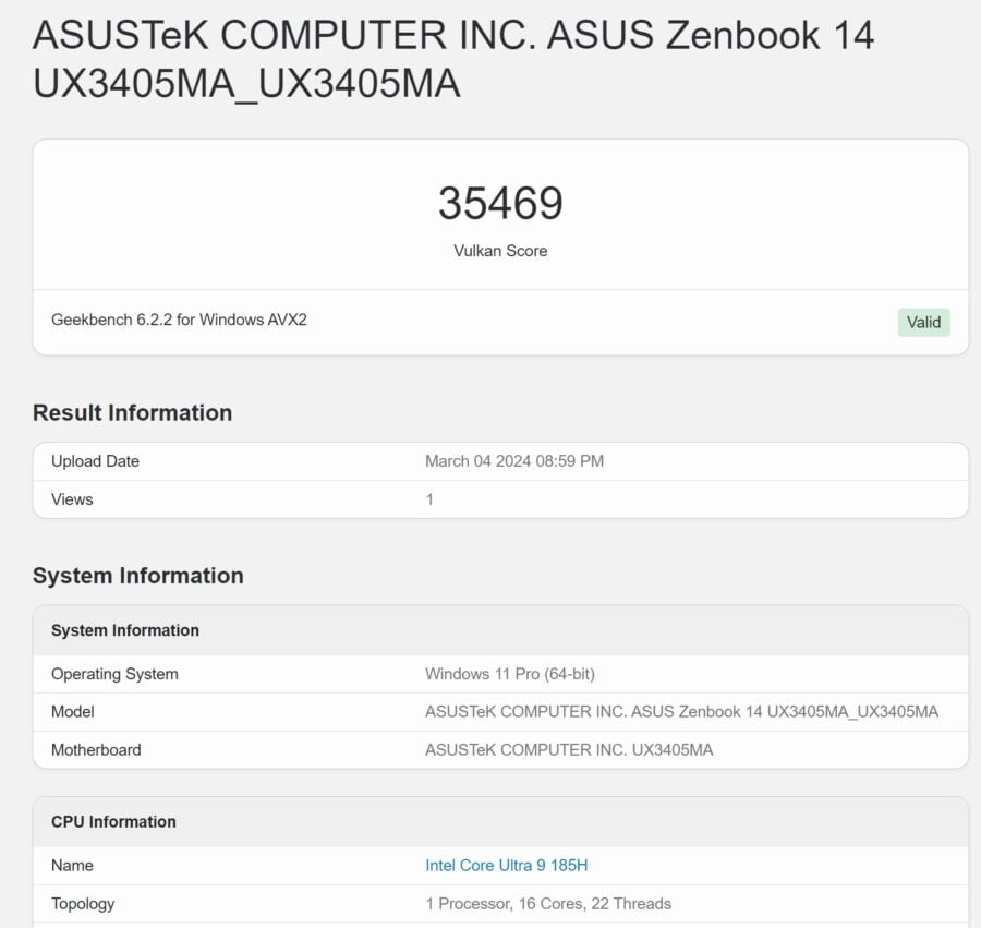 Огляд ноутбука ASUS Zenbook 14 OLED (UX3405)