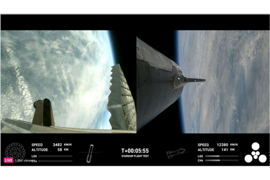 SpaceX здійснила третє орбітальне випробування Starship, корабель втрачено під час посадки [ОНОВЛЕНО]