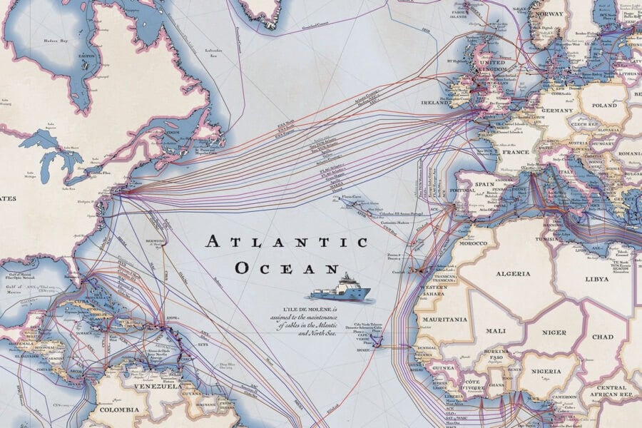 Підводні комунікаційні кабелі: історія та сучасність