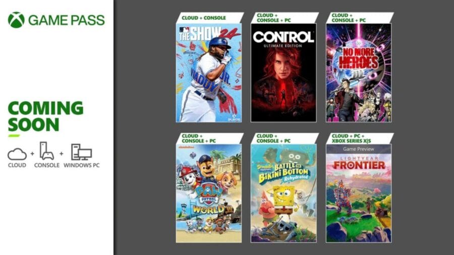 Xbox/PC Game Pass catalog additions in the first half of March 2024