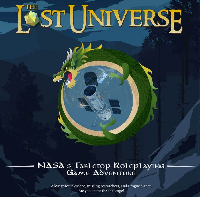 NASA presents free board role-playing game The Lost Universe