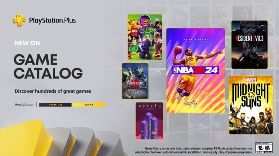 PS Plus Premium and Extra catalog replenishment starting March 19