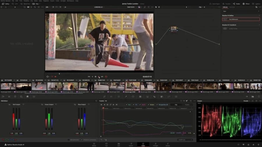 DaVinci Resolve has received an update with a set of AI features